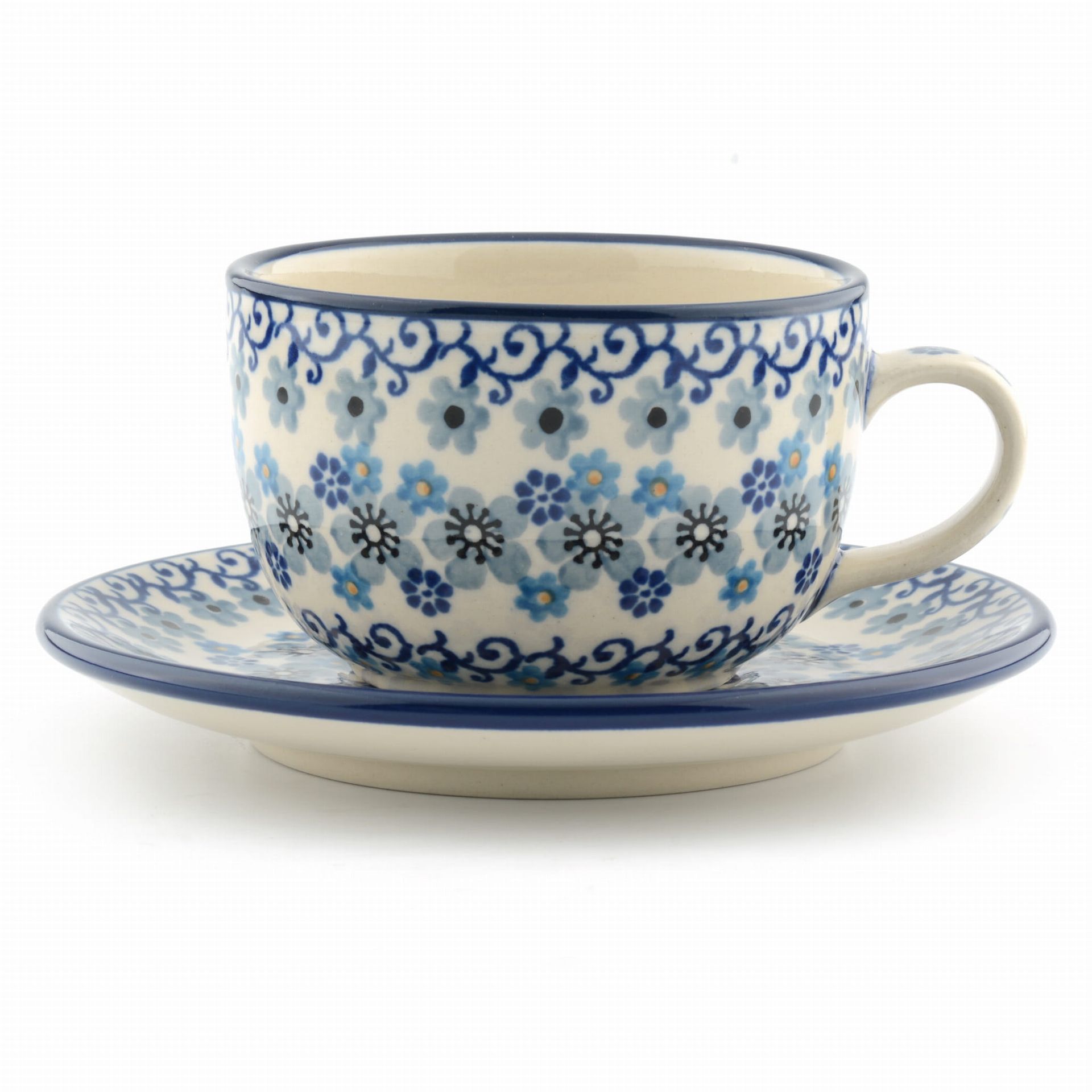 Bunzlau Castle Cup and Saucer 240 ml Winter Garden