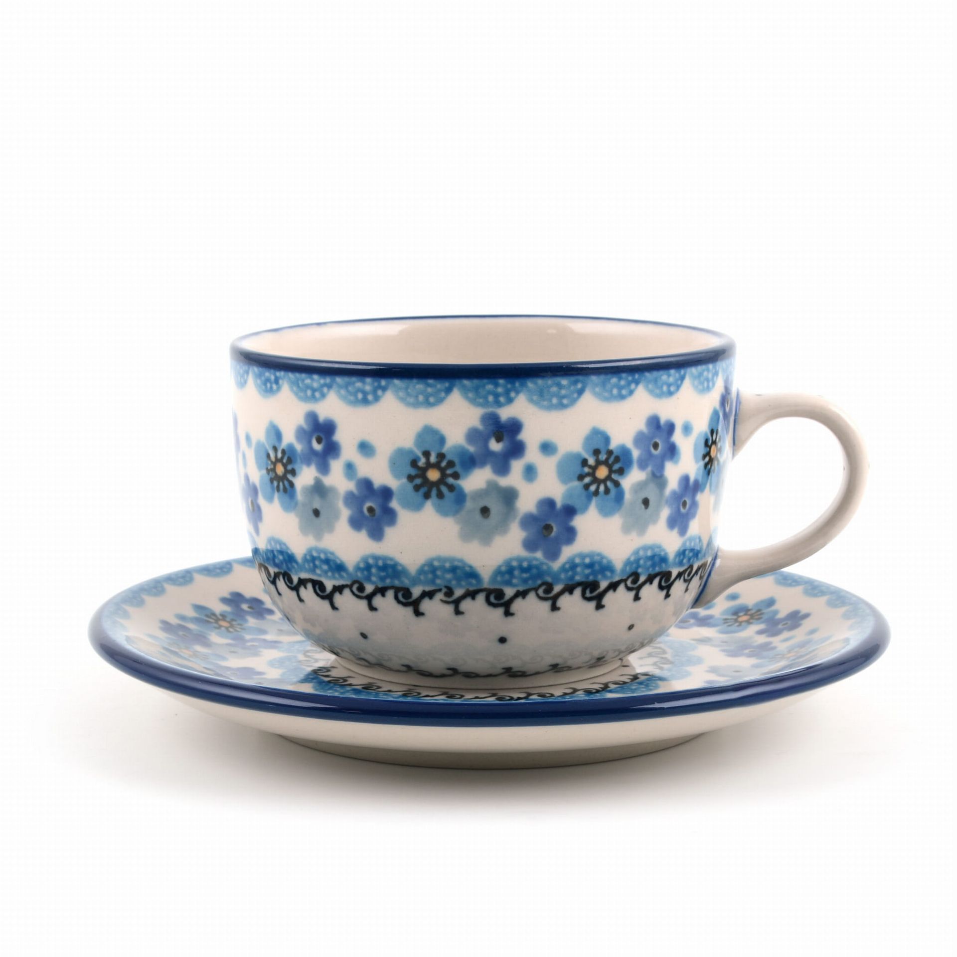 Bunzlau Castle Cup and Saucer 240 ml Fresh