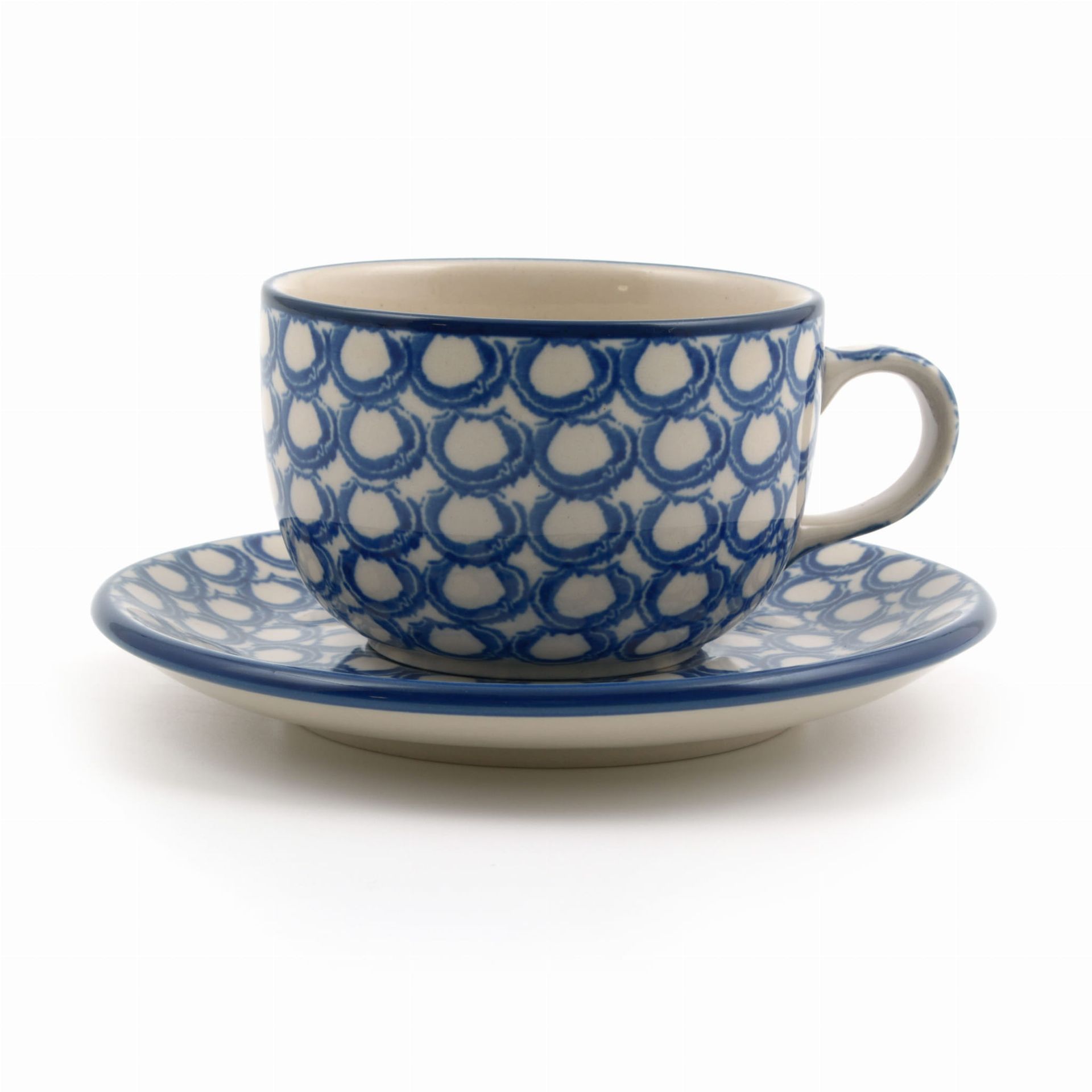 Bunzlau Castle Cup and Saucer 240 ml Pearls