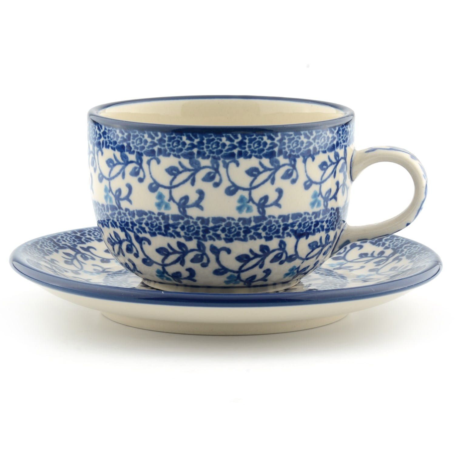 Bunzlau Castle Cup and Saucer 240 ml Tender Twigs