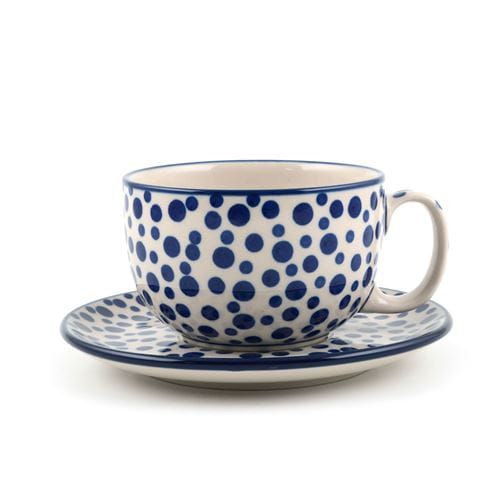 Bunzlau Castle Kop en schotel 440 ml Crazy Dots