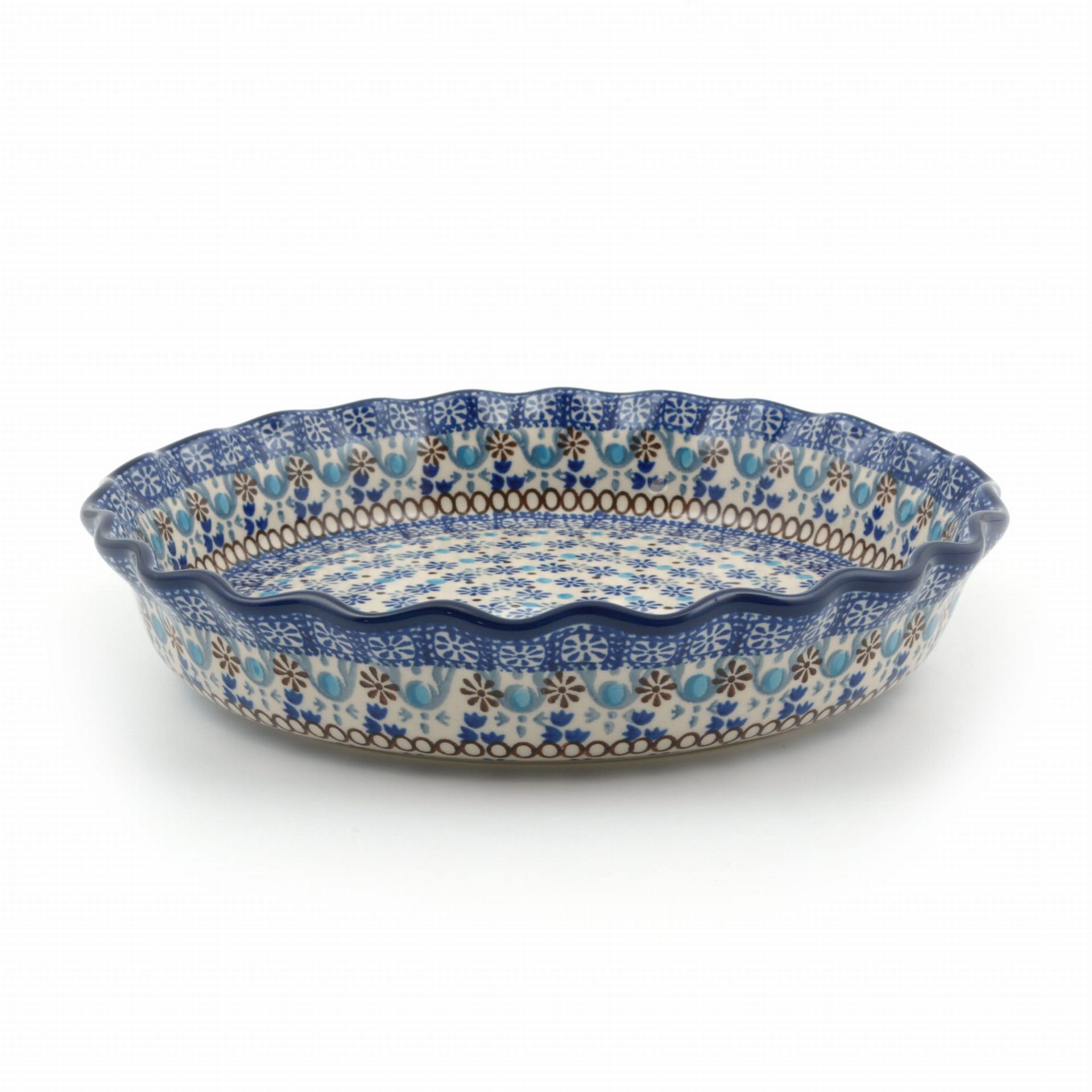 Bunzlau Castle Pie Dish Wide Edge 1610 ml Seville