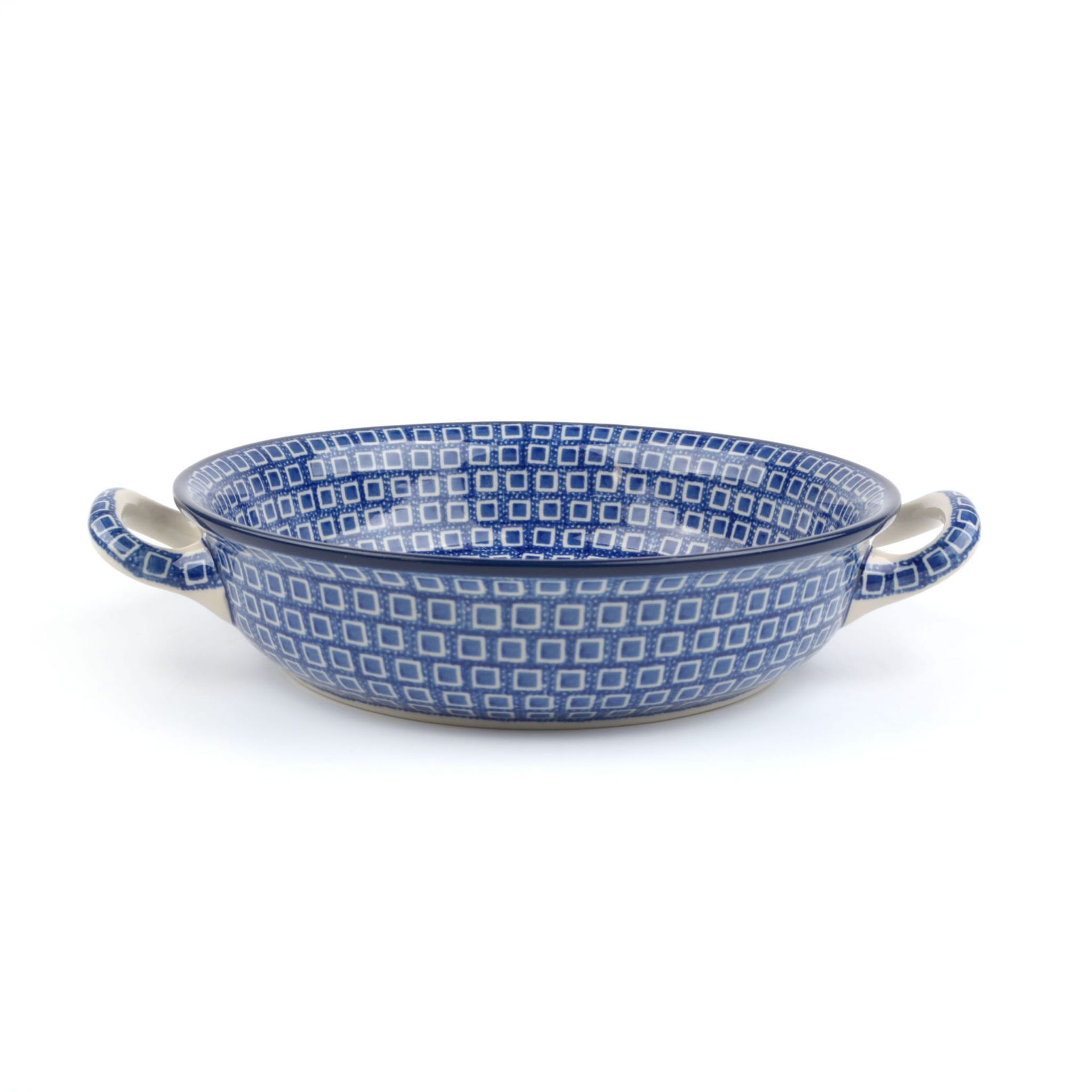 Bunzlau Castle Ovenschaal Rond 1000 ml Blue Diamond