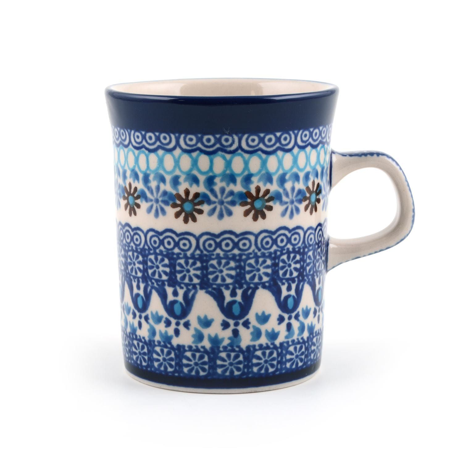 Bunzlau Castle Rechte mok 250 ml Blue Coral