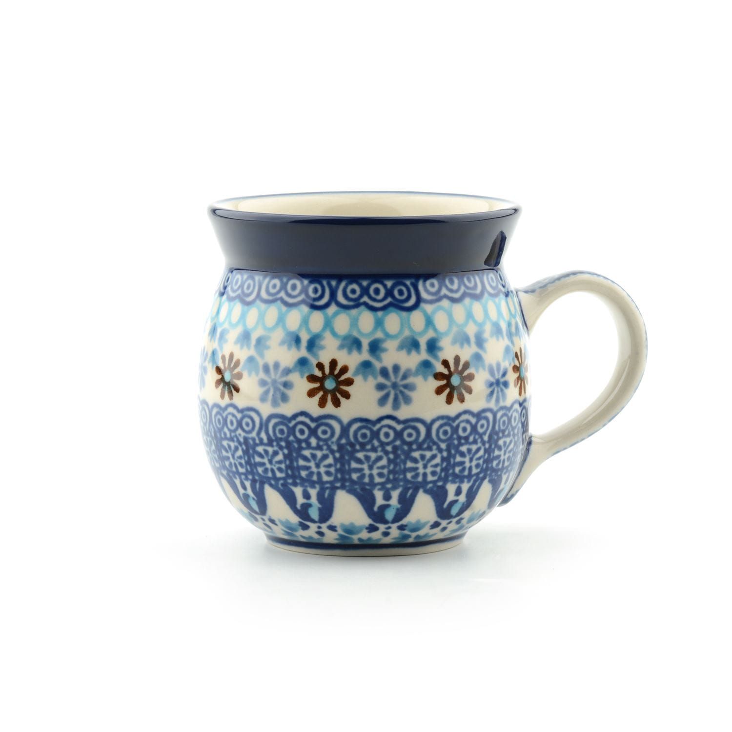 Bunzlau Castle Boeren mok 240 ml Blue Coral