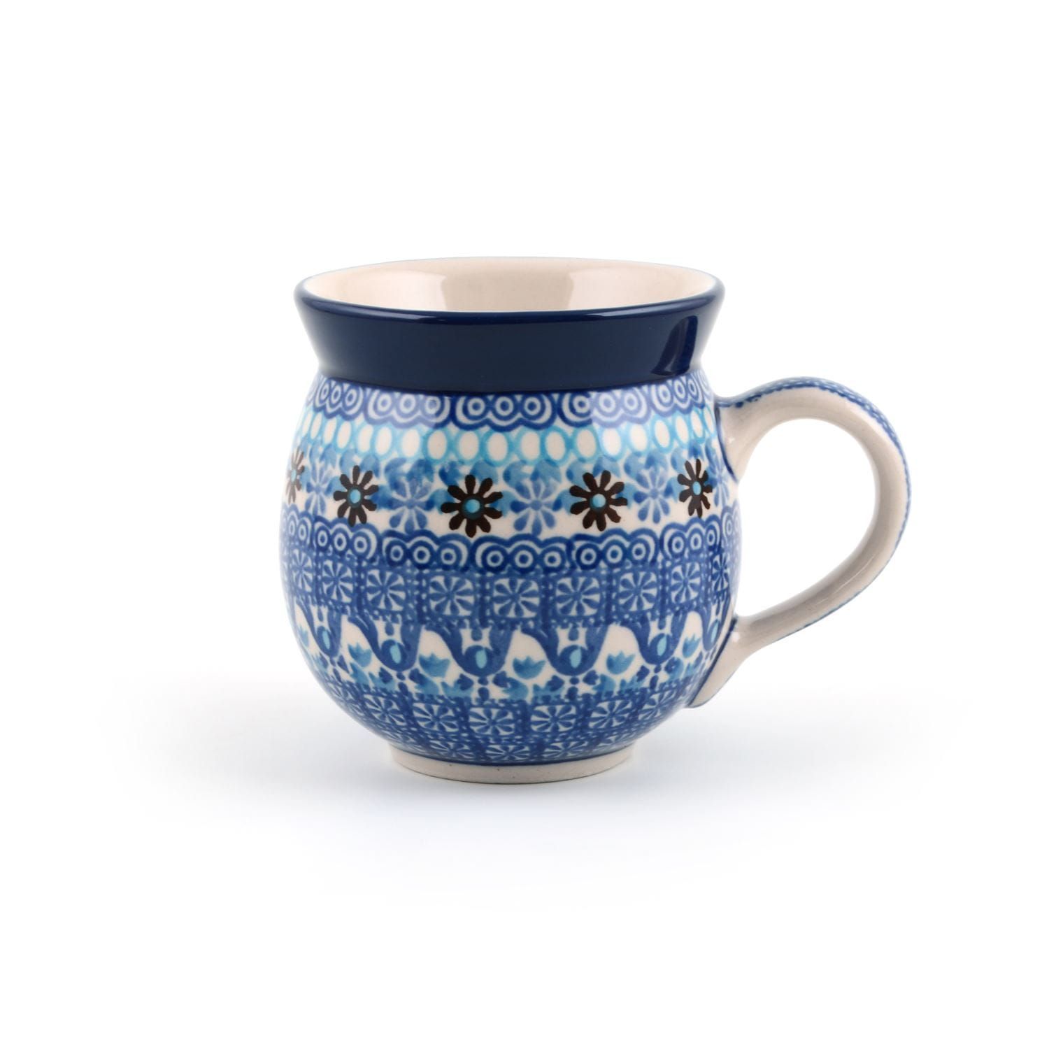 Bunzlau Castle Boeren mok 300 ml Blue Coral