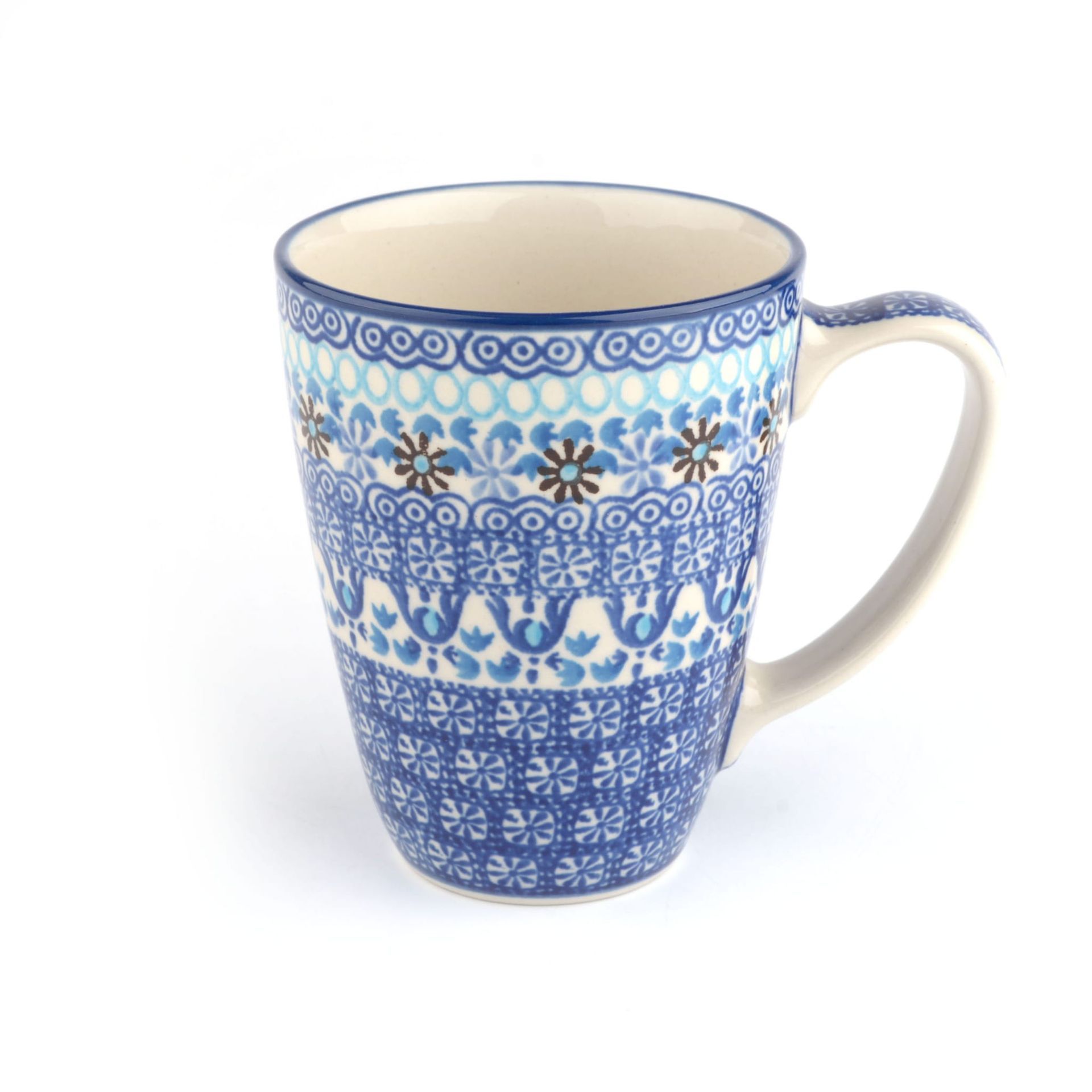 Bunzlau Castle Mok met oor 300 ml Blue Coral