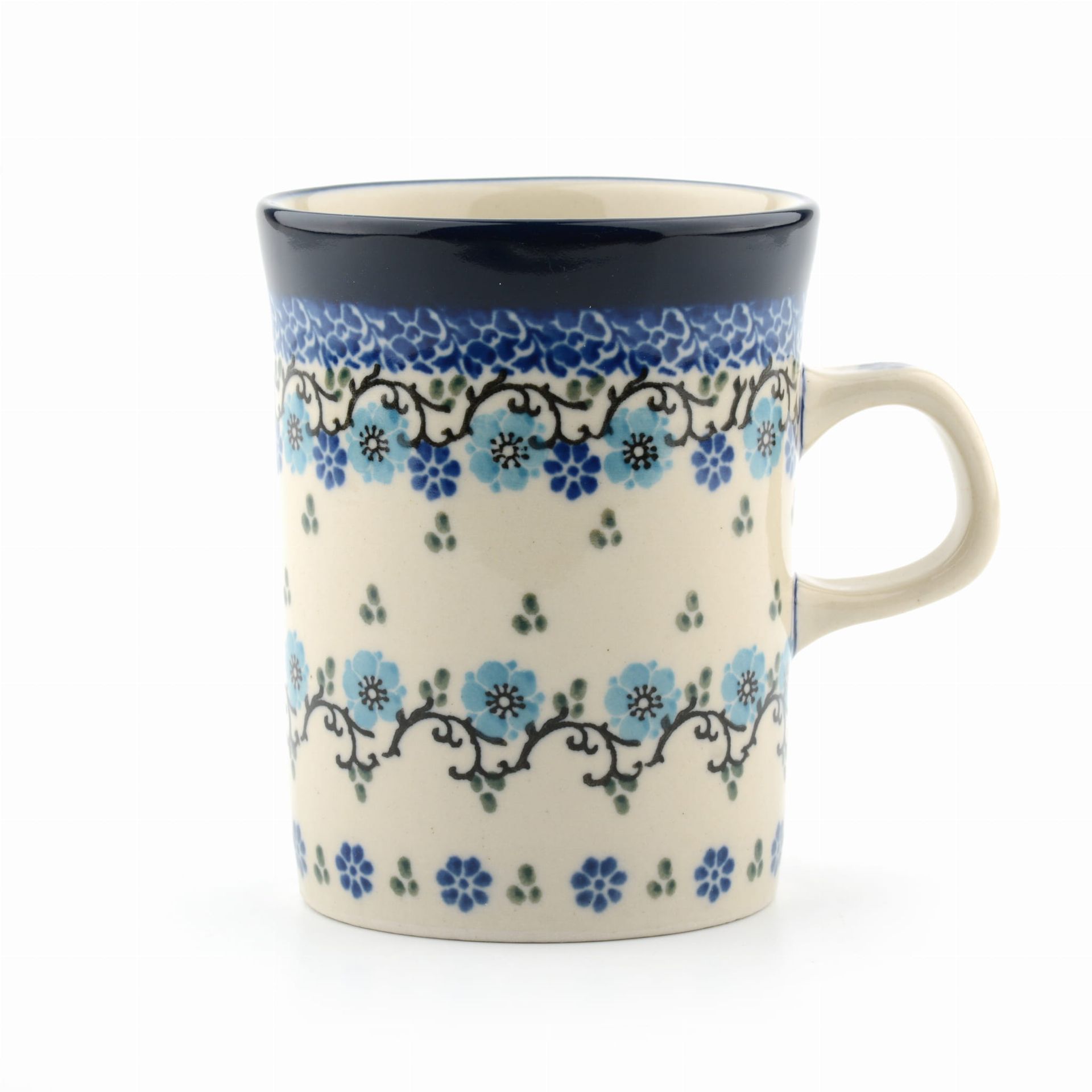 Bunzlau Castle Rechte mok 250 ml Royal Blue