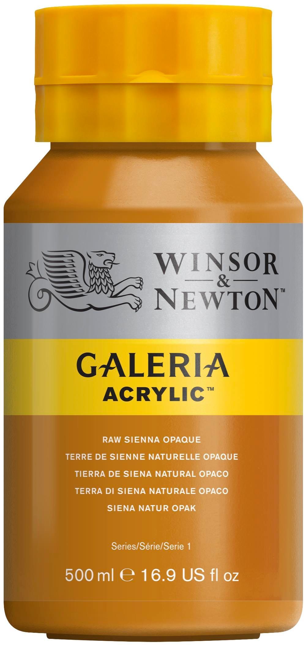 Winsor & Newton - Galeria Acrylic Raw Sienna Opaque (500ml)