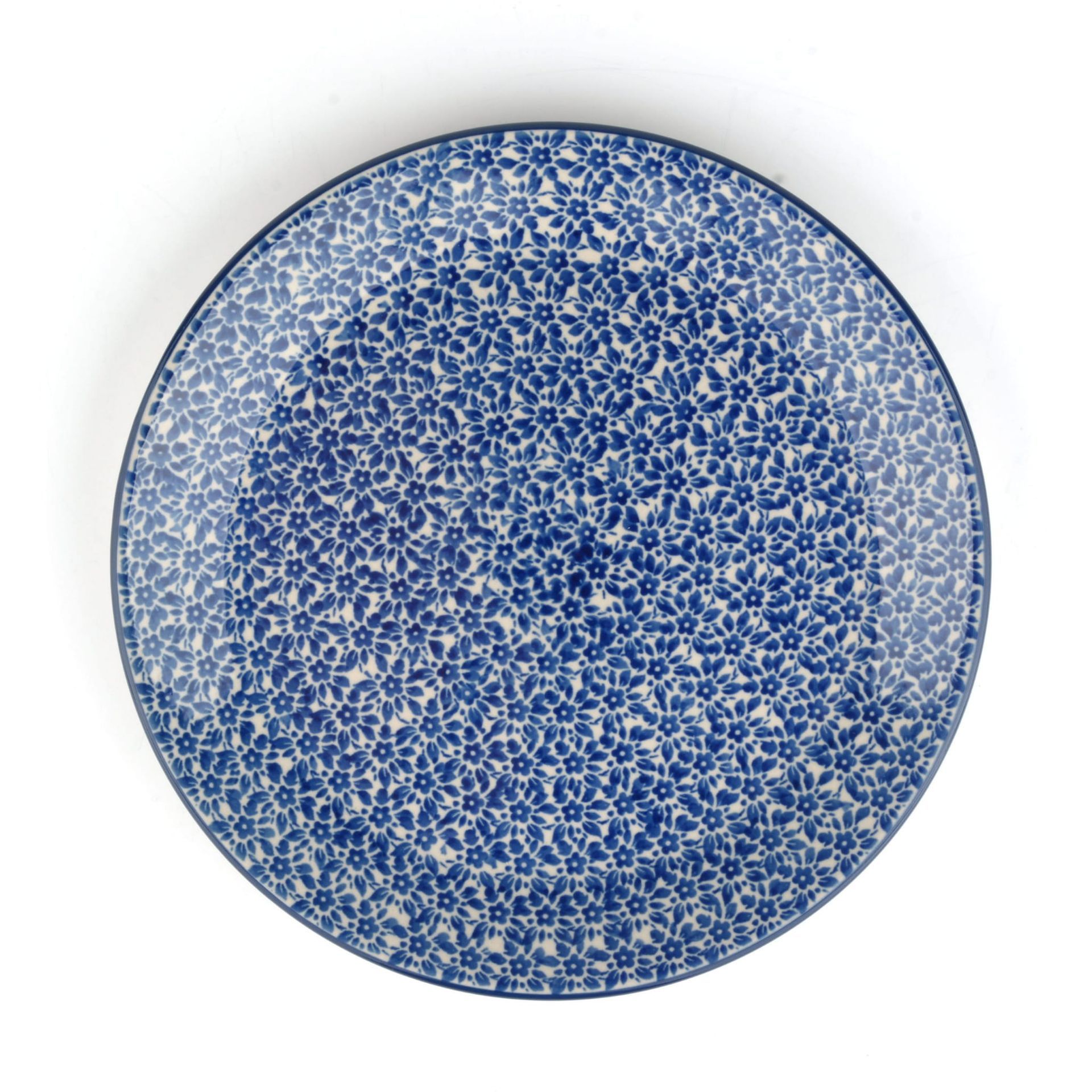 Bunzlau Castle Dinerbord plat 25 cm Indigo