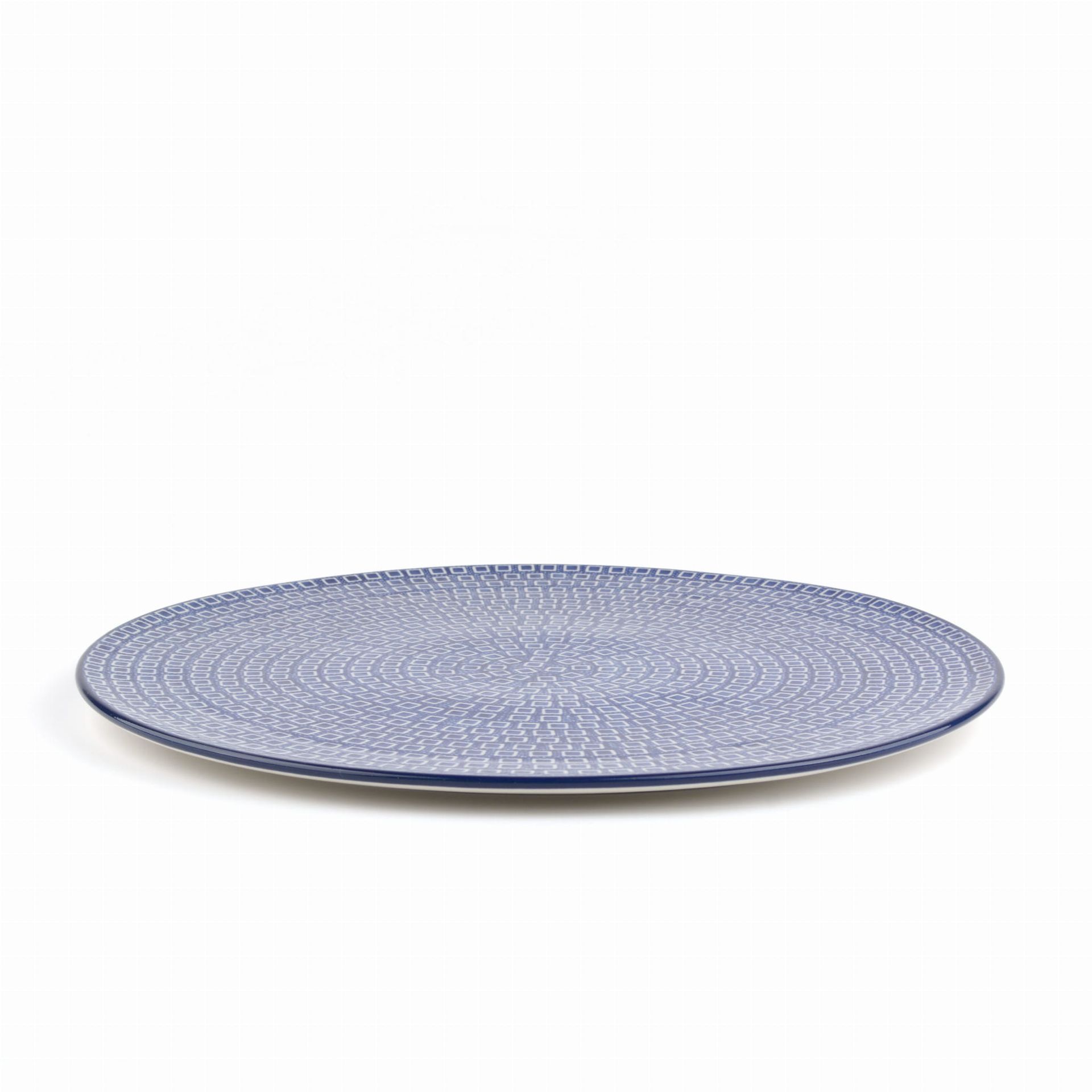 Bunzlau Castle Bord voor Pizza 33 cm Blue Diamond