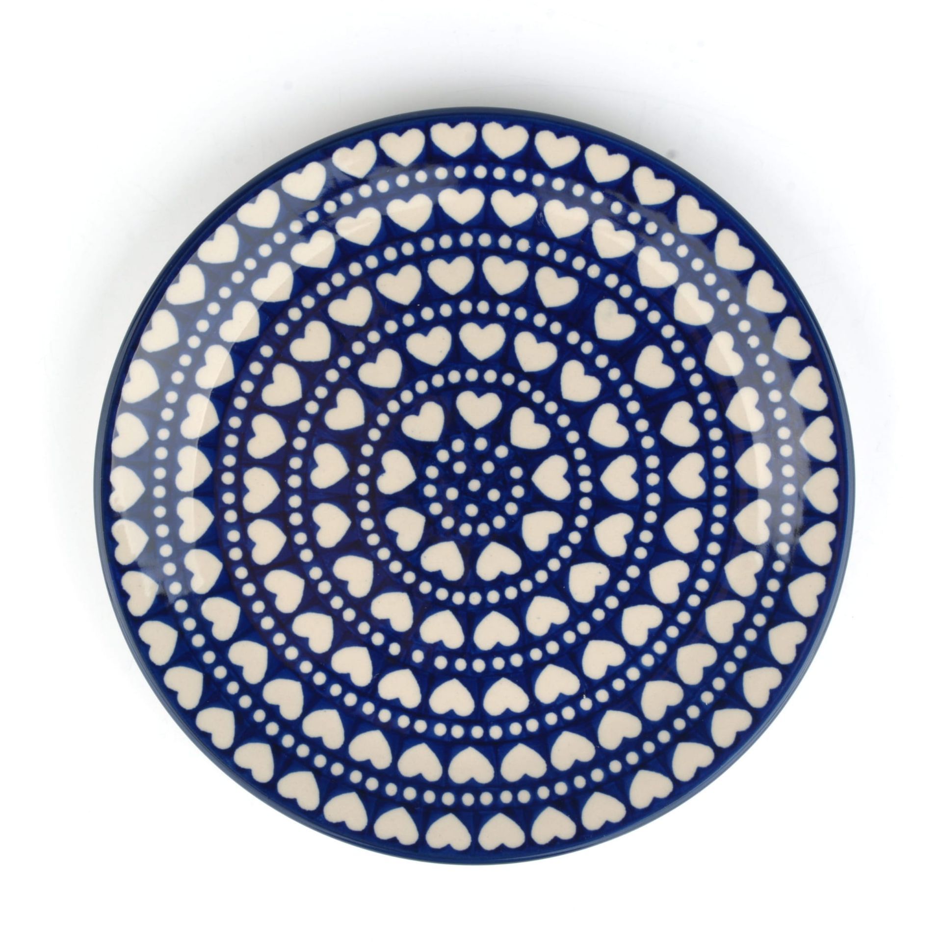 Bunzlau Castle Dinerbord plat 25 cm Blue Valentine