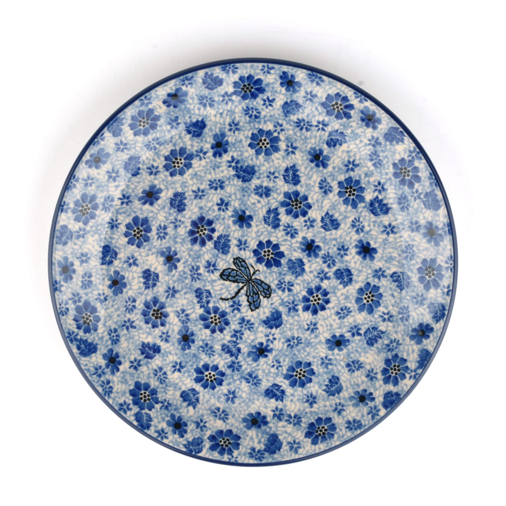 Bunzlau Castle Dinerbord plat 25 cm Dragonfly
