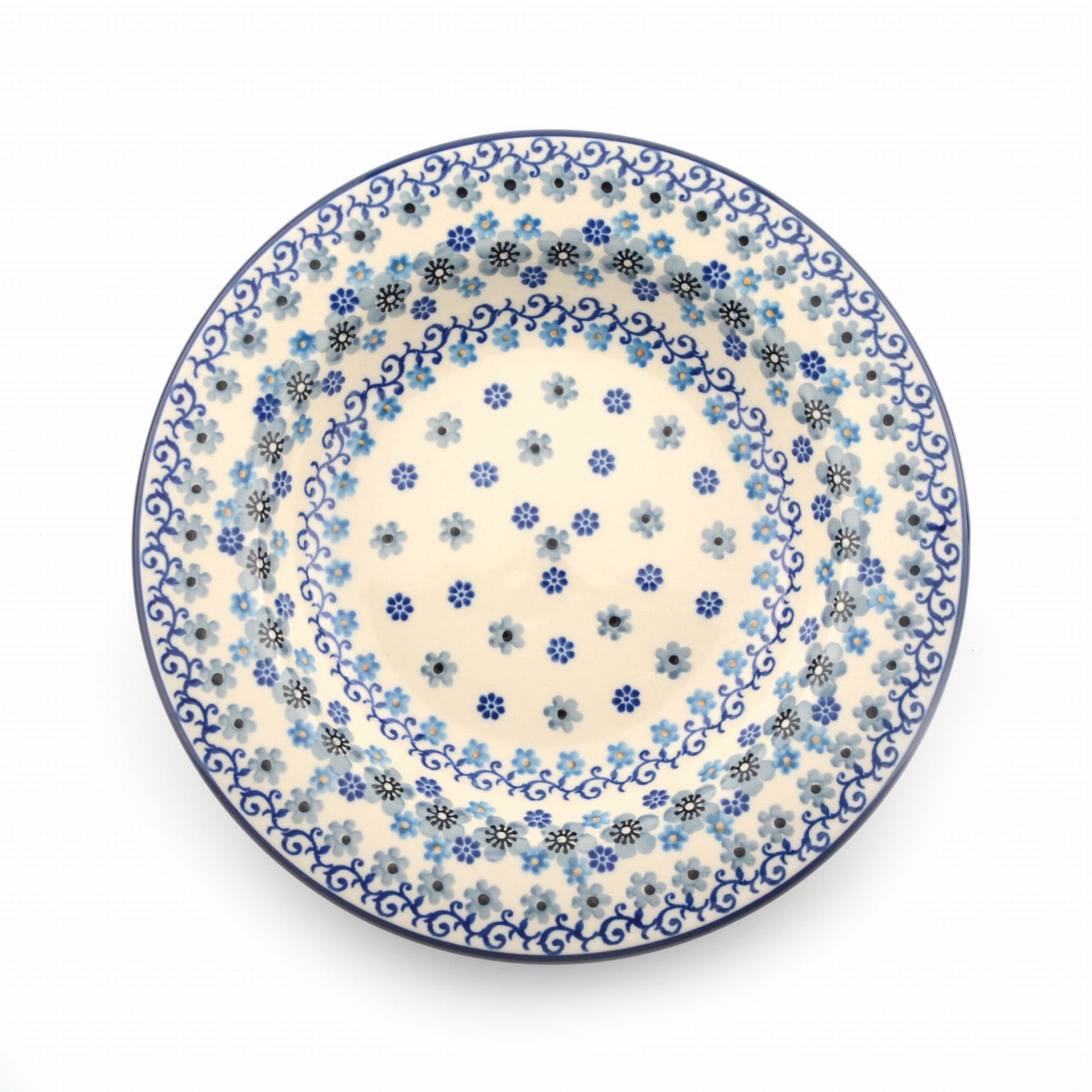 Bunzlau Castle Diep bord 23,5 cm Winter Garden