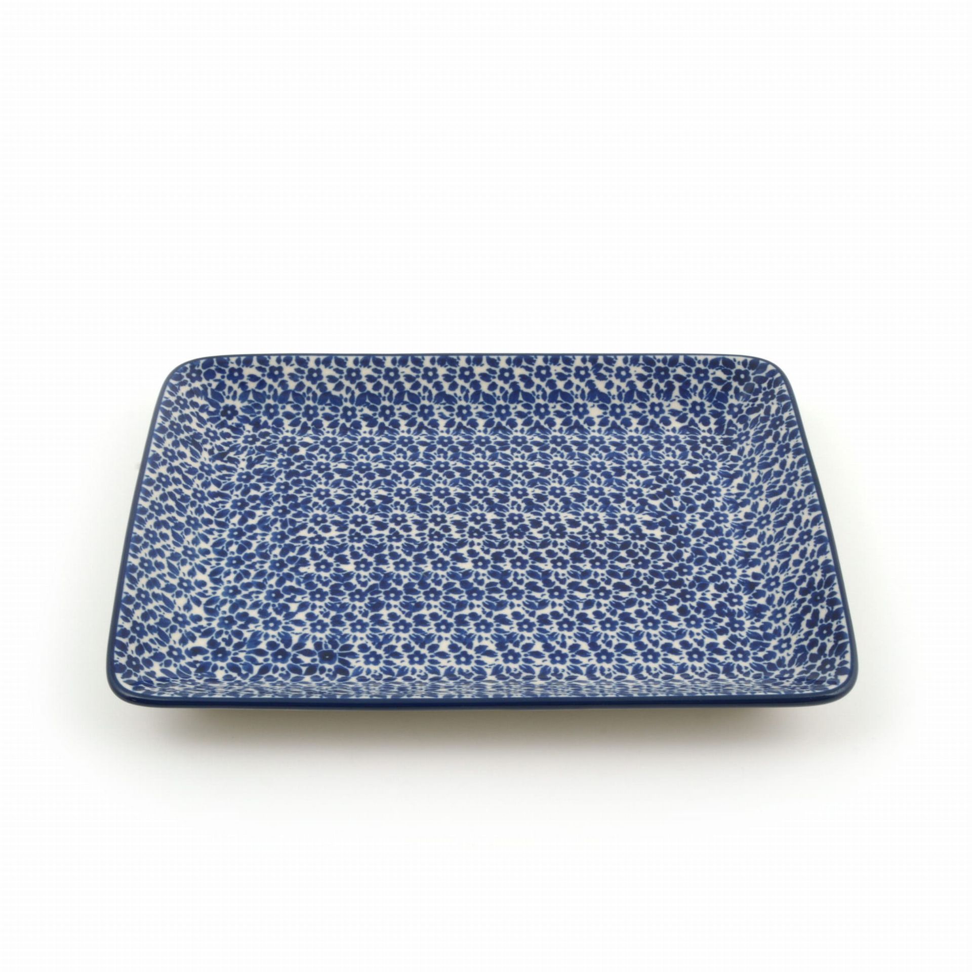 Bunzlau Castle Vierkant bord medium Indigo