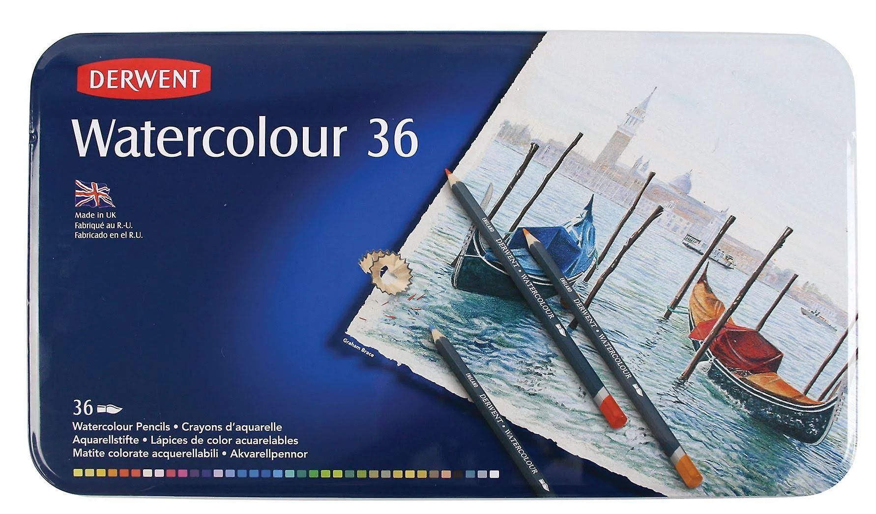 Derwent - Watercolour Potloden (36 kleuren)