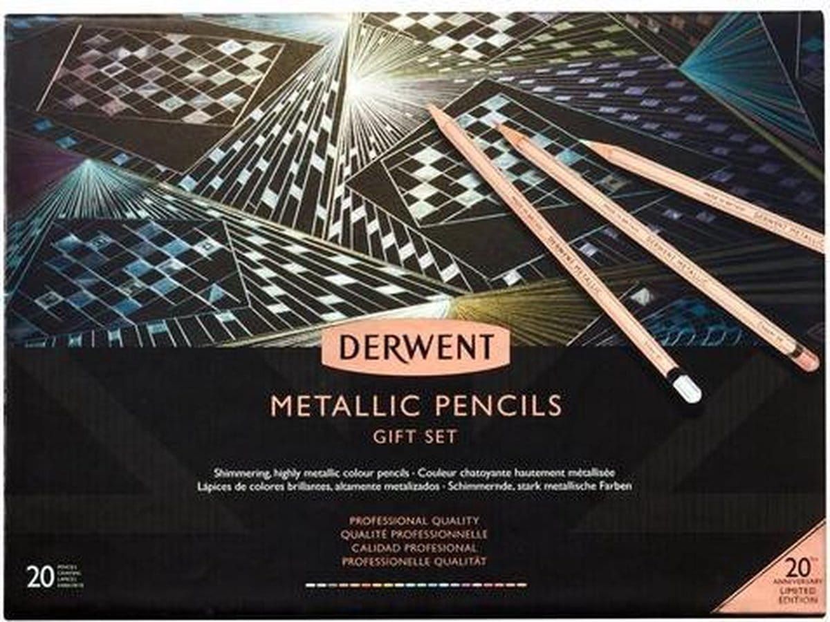 Derwent - Metallic Potloden Limited Edition (20 kleuren)