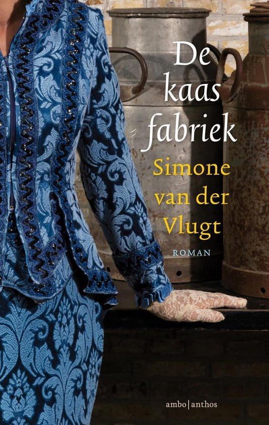Book cover: Woman in blue suit, text 