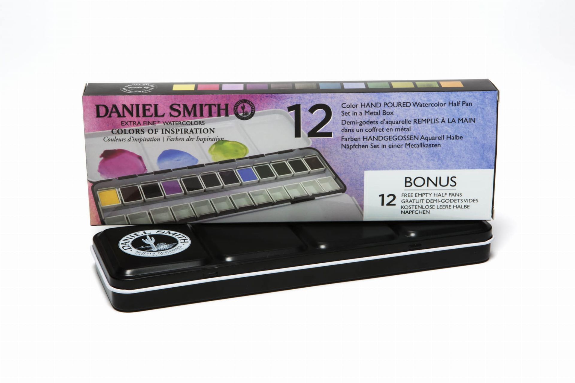Daniel Smith; extra fine watercolours inspiration colours 12 halve napjes