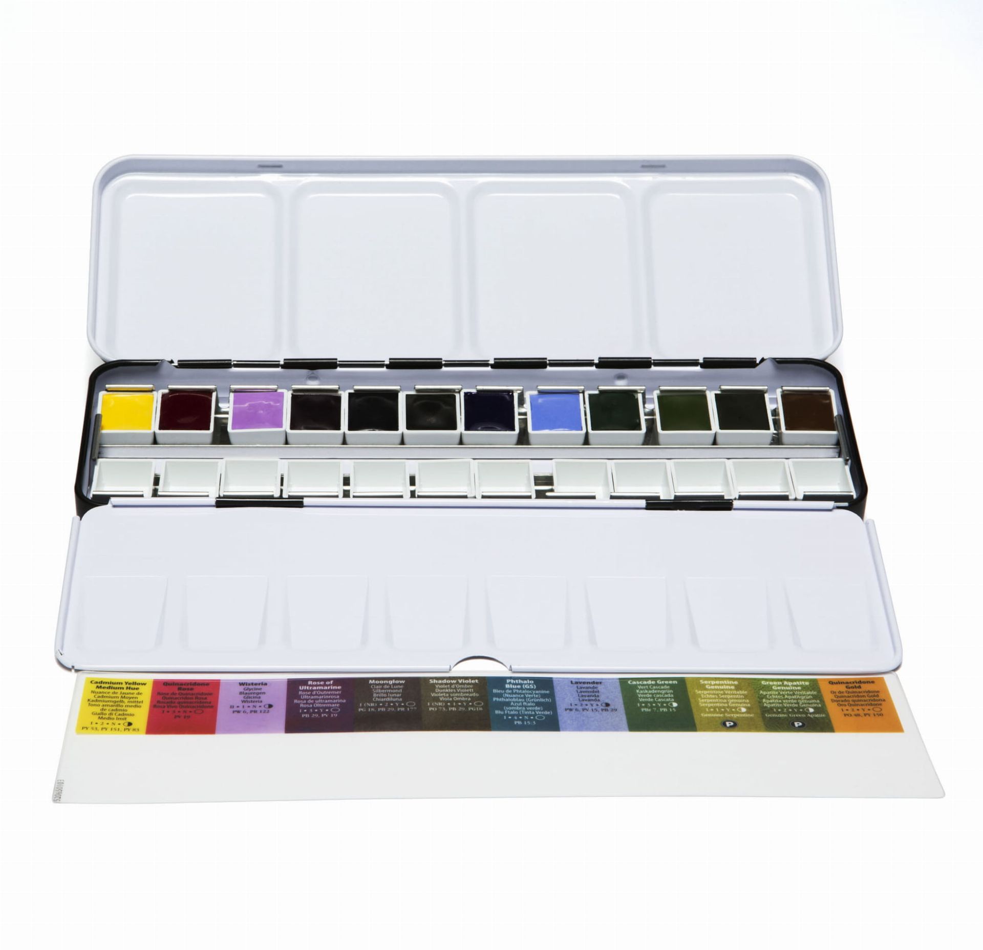Daniel Smith; extra fine watercolours inspiration colours 12 halve napjes
