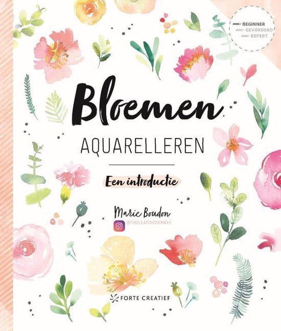 Marie Boudon; Bloemen Aquareleren