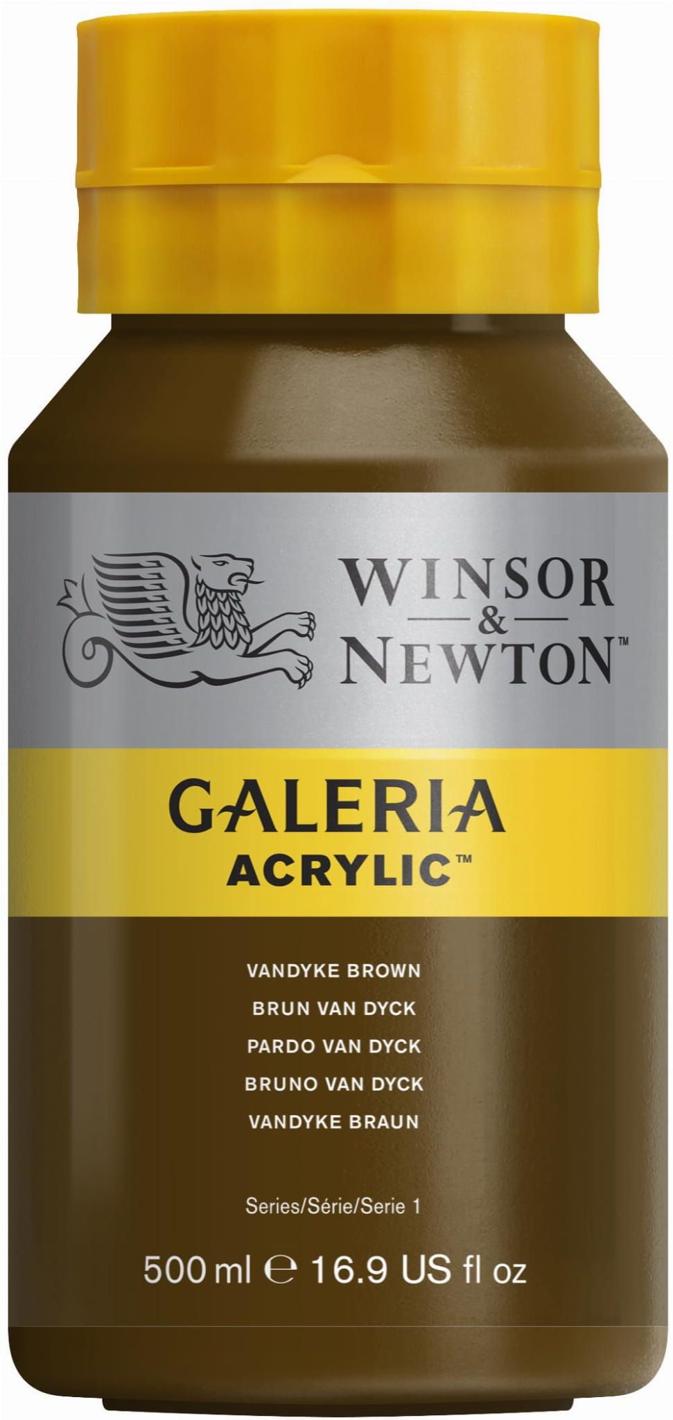 Winsor & Newton - Galeria Acrylic Vandyke Brown (500ml)