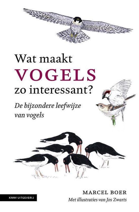 Book cover with bird illustrations: title 