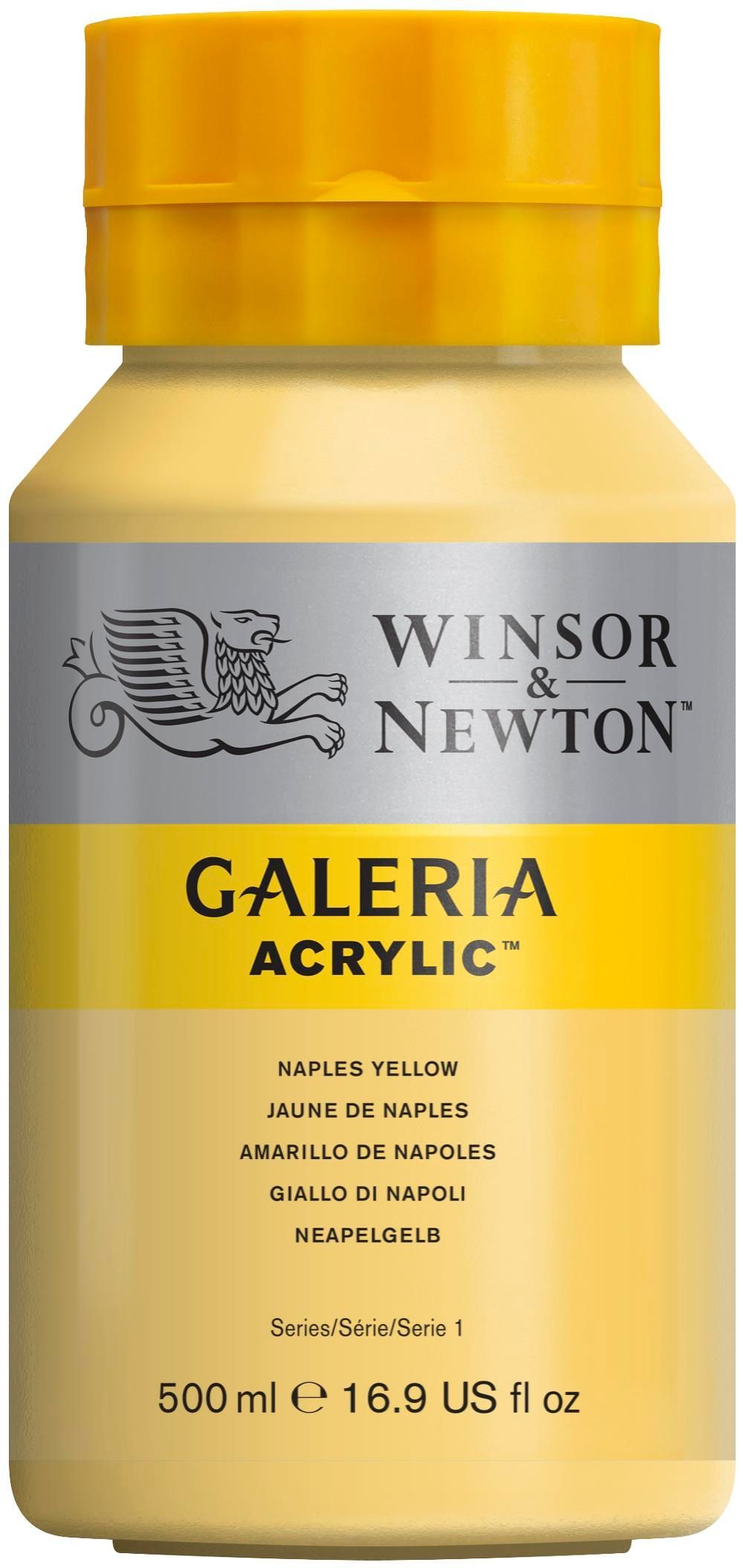 Winsor & Newton - Galeria Acrylic Napels Yellow (500ml)