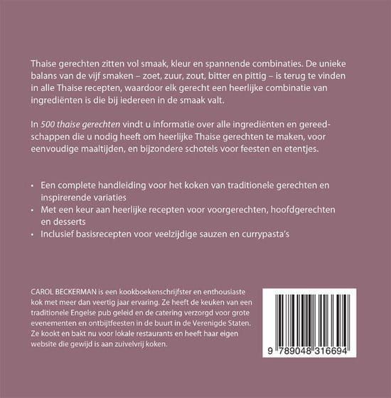 500 Thaise gerechten