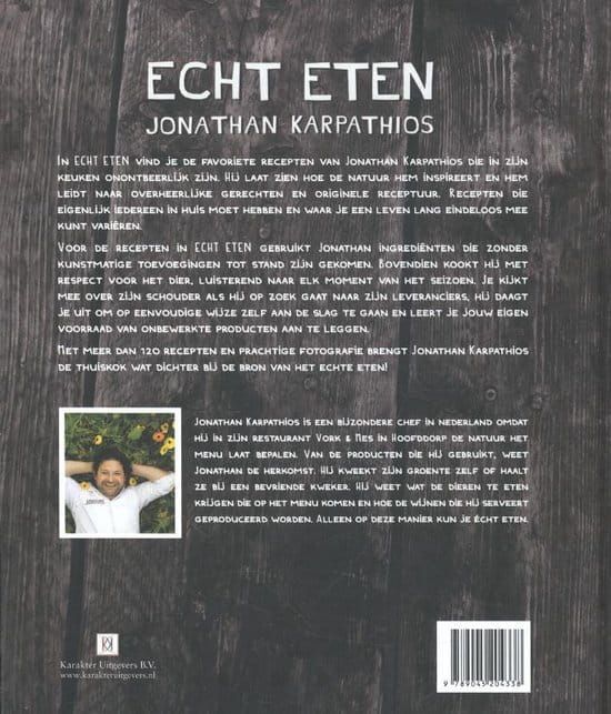 Omslag van een kookboek met de tekst 