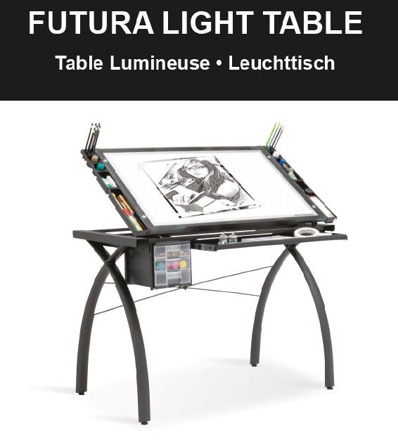 Tekentafel verstelbaar/verlicht LED