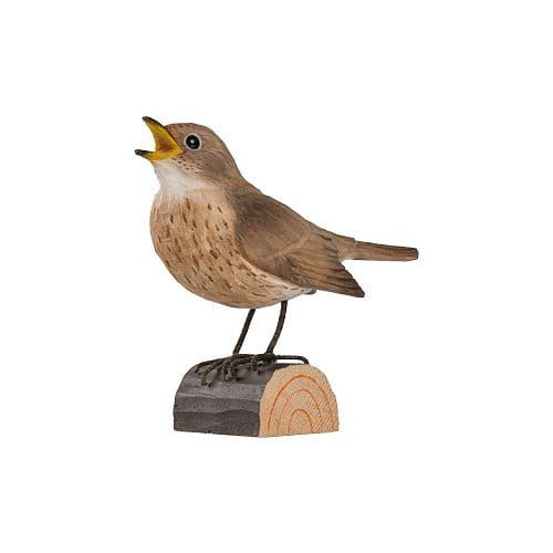Nachtegaal hout/ handgemaakt