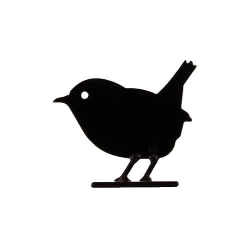 Silhouet winterkoning