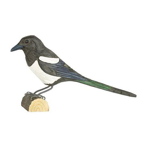 Ekster hout/ handgemaakt