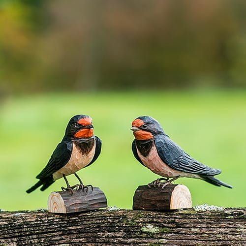 Boerenzwaluw hout/ handgemaakt