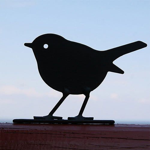 Silhouet roodborst