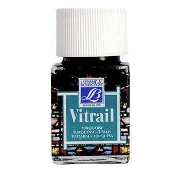 Lefranc & Bourgeois - Vitrail Glas- en Porselein Turquoise Blue
