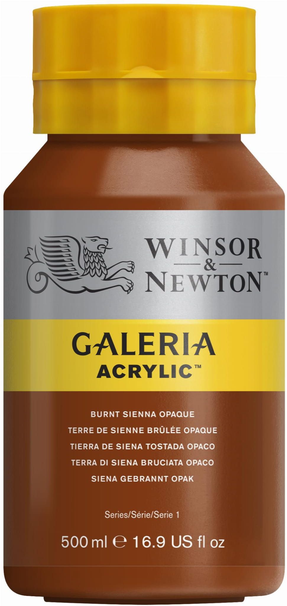 Winsor & Newton - Galeria Acrylic Burnt Sienna Opaque (500ml)