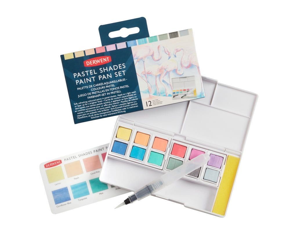 Derwent - Pastel Shades Paint Pan Set