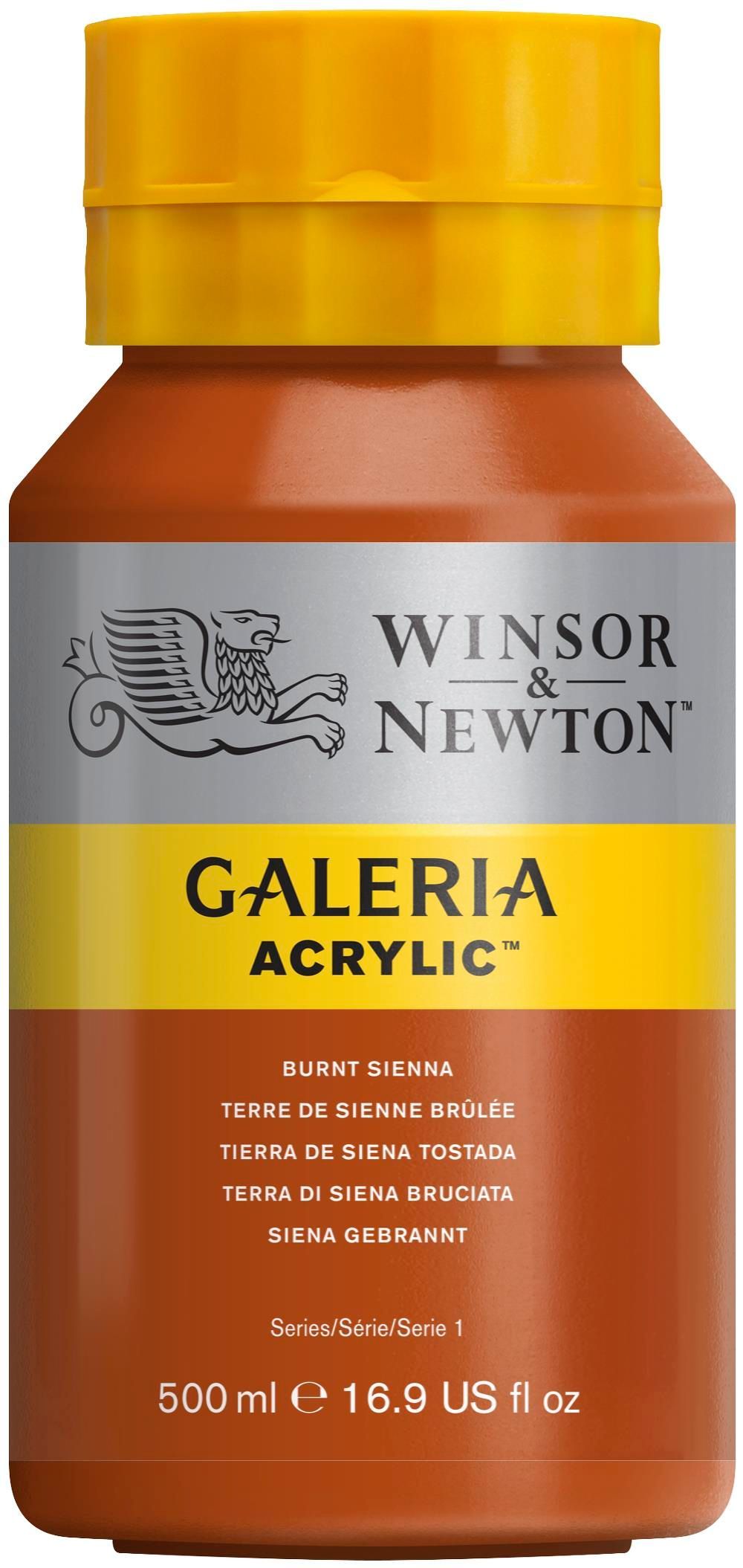 Winsor & Newton - Galeria Acrylic Burnt Sienna (500ml)