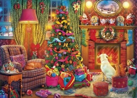 Gibsons; Festive Fireside (1000)