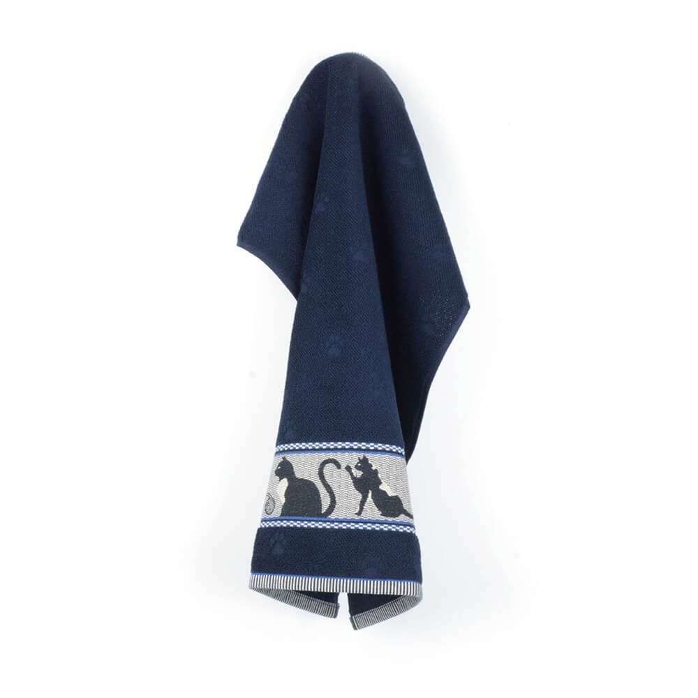 Handdoek Cats Donkerblauw
