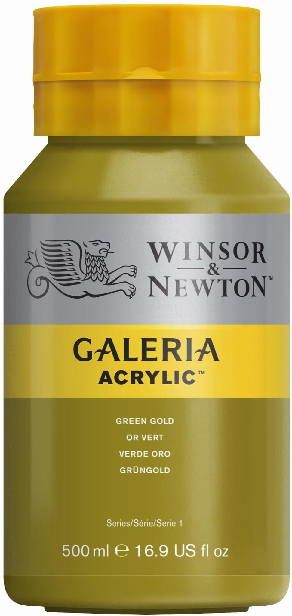 Winsor & Newton - Galeria Acrylic Green Gold (500ml)