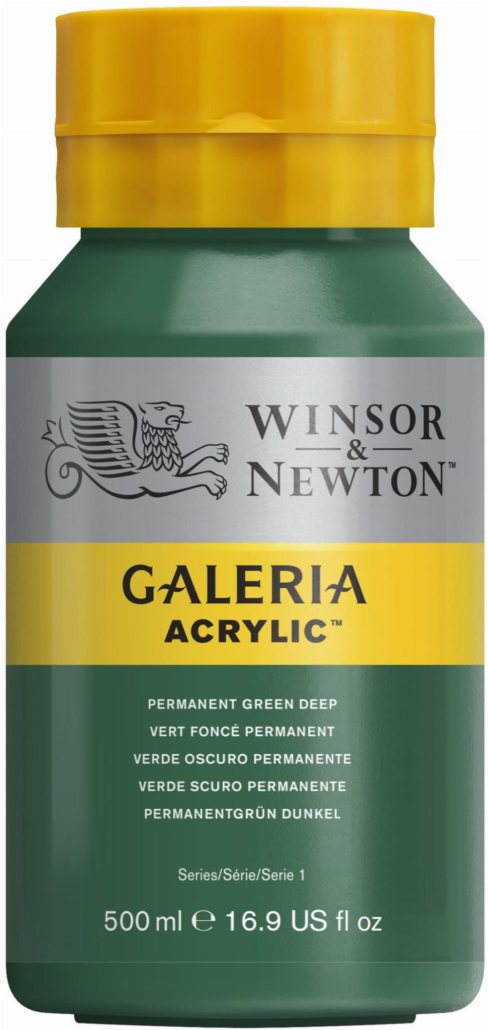 Winsor & Newton - Galeria Acrylic Permanent Deep Green (500ml)