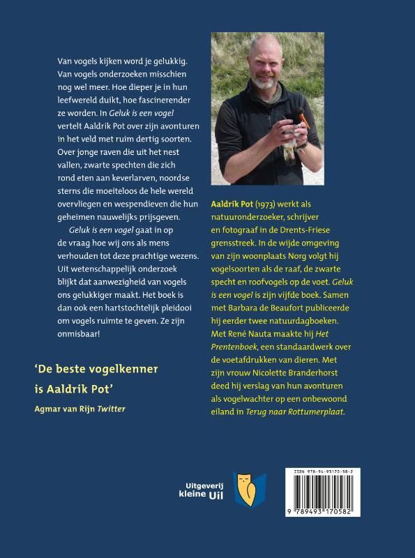 Man met een zwarte vogel; Nederlandse tekst 