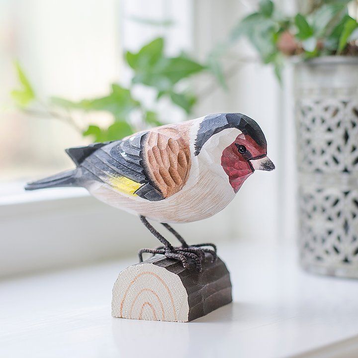 Putter/ Distelvink hout/ handgemaakt