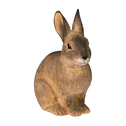 Konijn hout handgemaakt wildlife