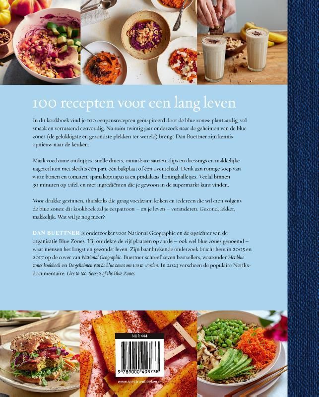 Dan Buettner; Blue zones eenpansmaaltijden