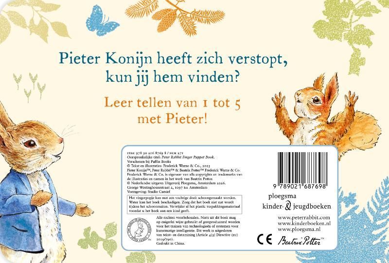Beatrix Potter; Verstoppertje met Pieter Konijn