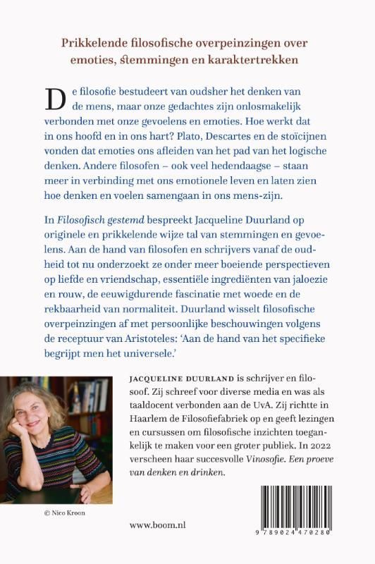 Jacqueline Duurland; Filosofisch gestemd